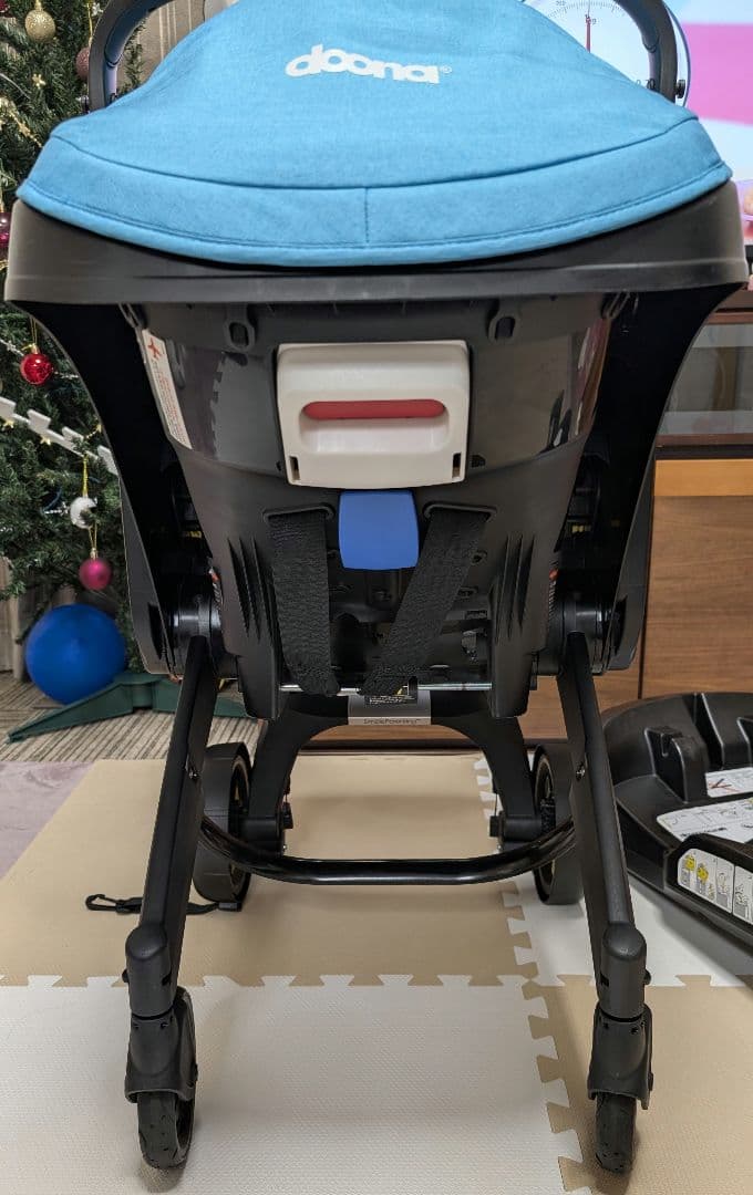 doona ドゥーナ ベビーカー ブルー ISO-FIX有り
