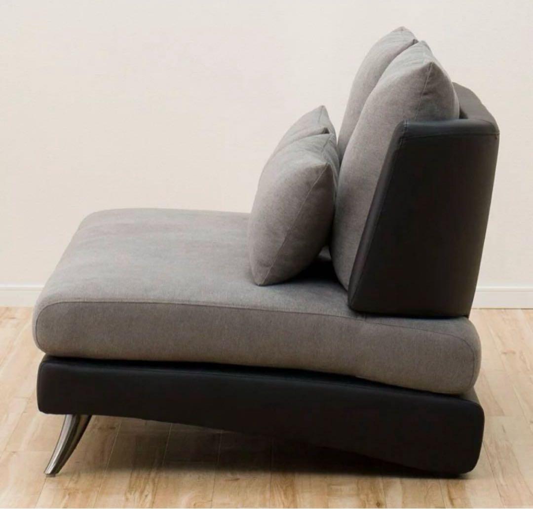 ニトリ 2人用 布張りソファ ポーション2KD GY