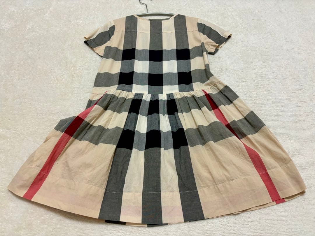 バーバリー　8y128cm 半袖ワンピース