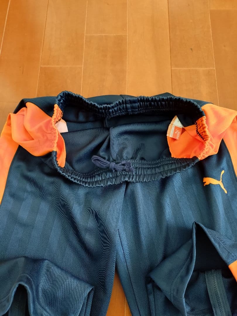 PUMA ジャージ上下セットアップ ネイビー/オレンジ Mサイズ 未使用品