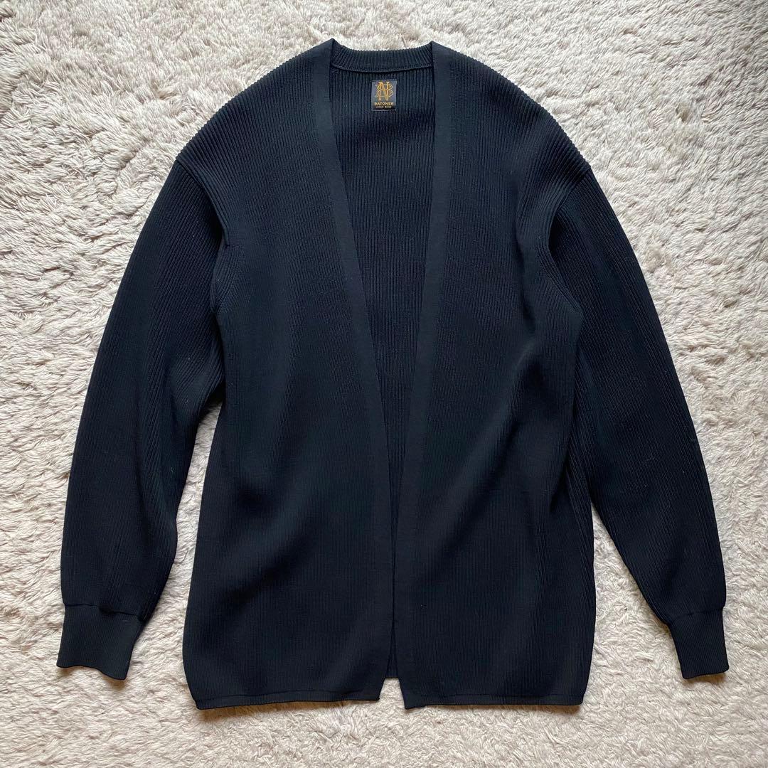 ラナップ　BATONER ハードツイストウールカーディガン