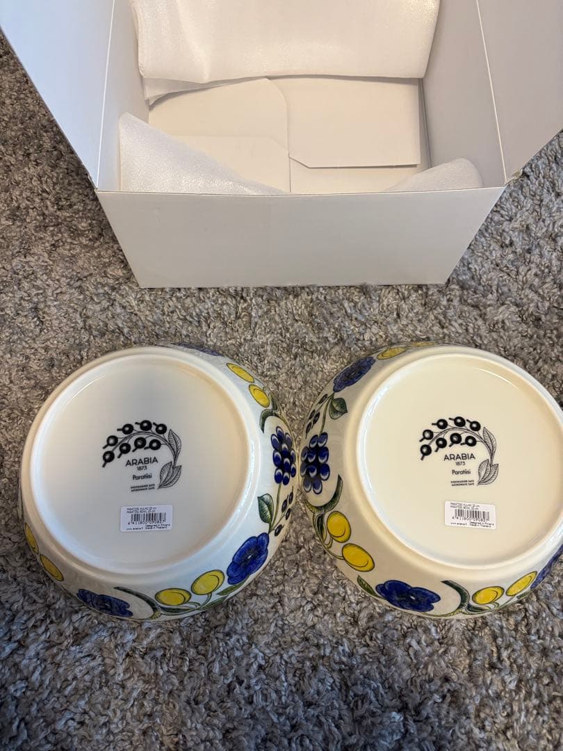 アラビア　パラティッシボウル 2個セット