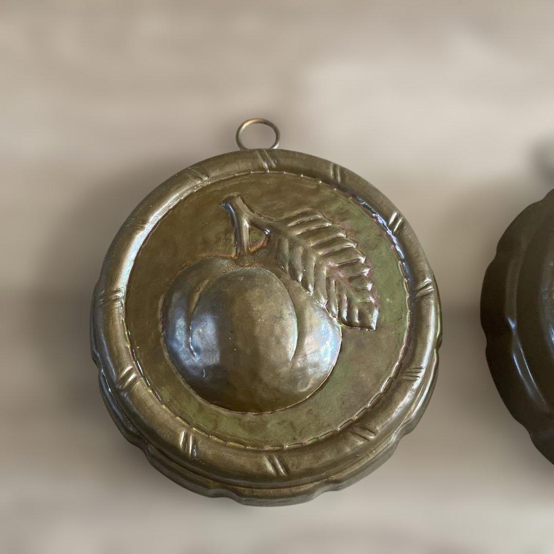 スイス製　お菓子型　3個　壁掛け　希少　アンティーク　Birth-Gramm