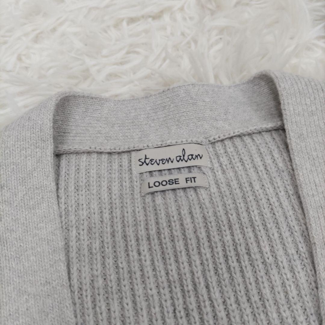 Steven Alan　カシミヤ混　ルーズフィット Vネック カーディガン　XL