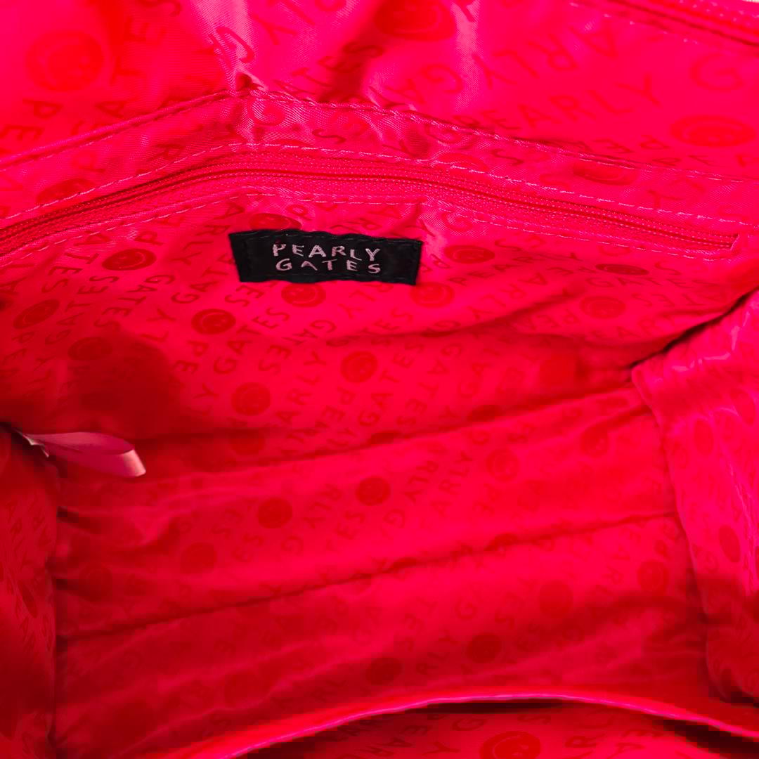 【新品タグ付】パーリーゲイツ カートバッグ 2way キルティング ニコちゃん