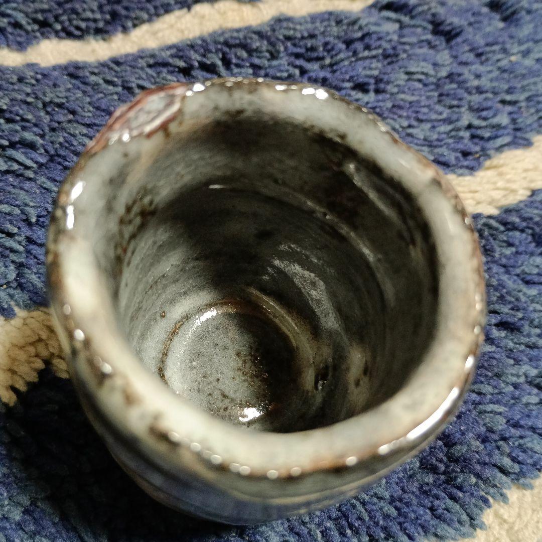 特別価格 滋賀人気作家武田浪 粉引きぐい呑み 「共箱付き」