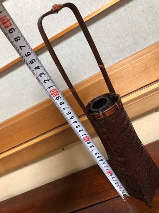 竹花籠　竹細工