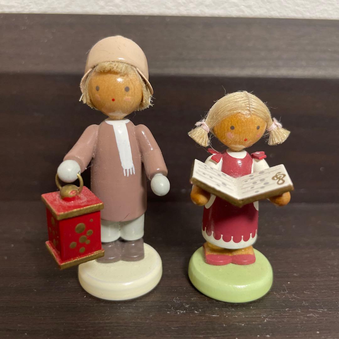 flade フラーデ工房ドイツ人形 ランタン 聖歌 クリスマス