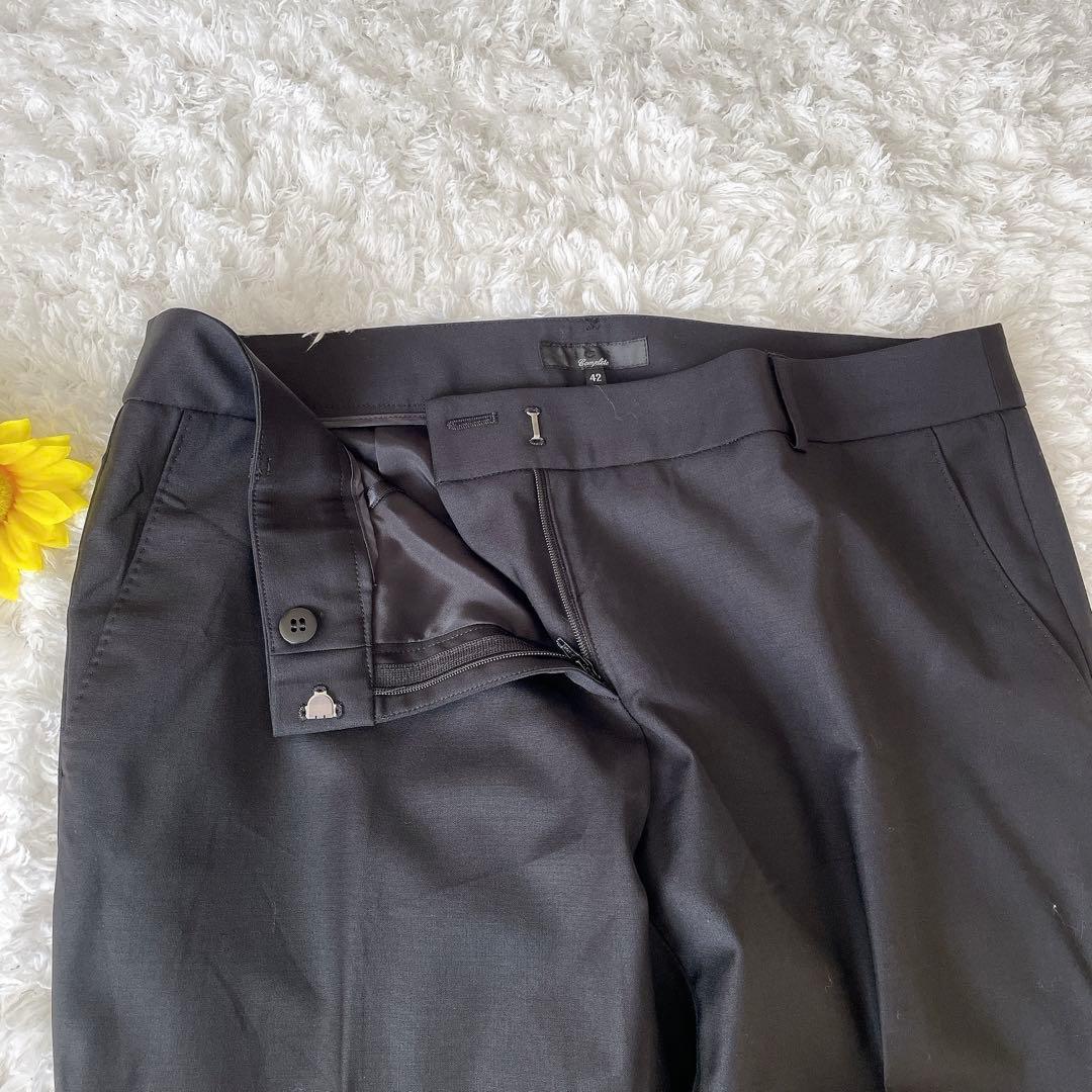 ICB アイシービー⭐️パンツ セットアップ スーツ 黒ブラックビジネス44 42