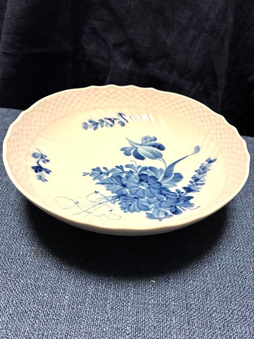 【希少・廃盤】ロイヤルコペンハーゲン ブルーフラワー 高台付ボウル コンポート
