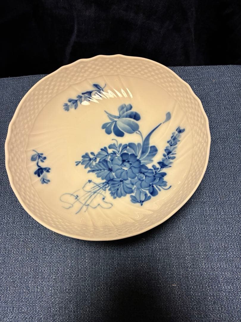 【希少・廃盤】ロイヤルコペンハーゲン ブルーフラワー 高台付ボウル コンポート