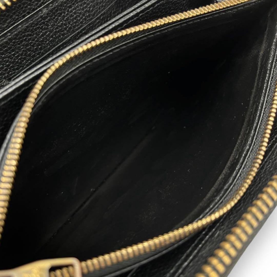 良品■ルイヴィトン　アンプラント　ジッピーウォレット　M61864　ノワール
