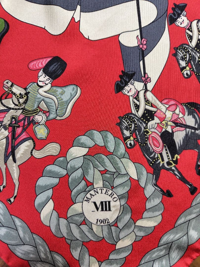 マンテロ　大判シルクスカーフ