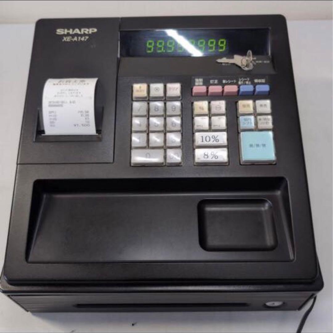 SHARP シャープ レジスター XE-A147B ブラック