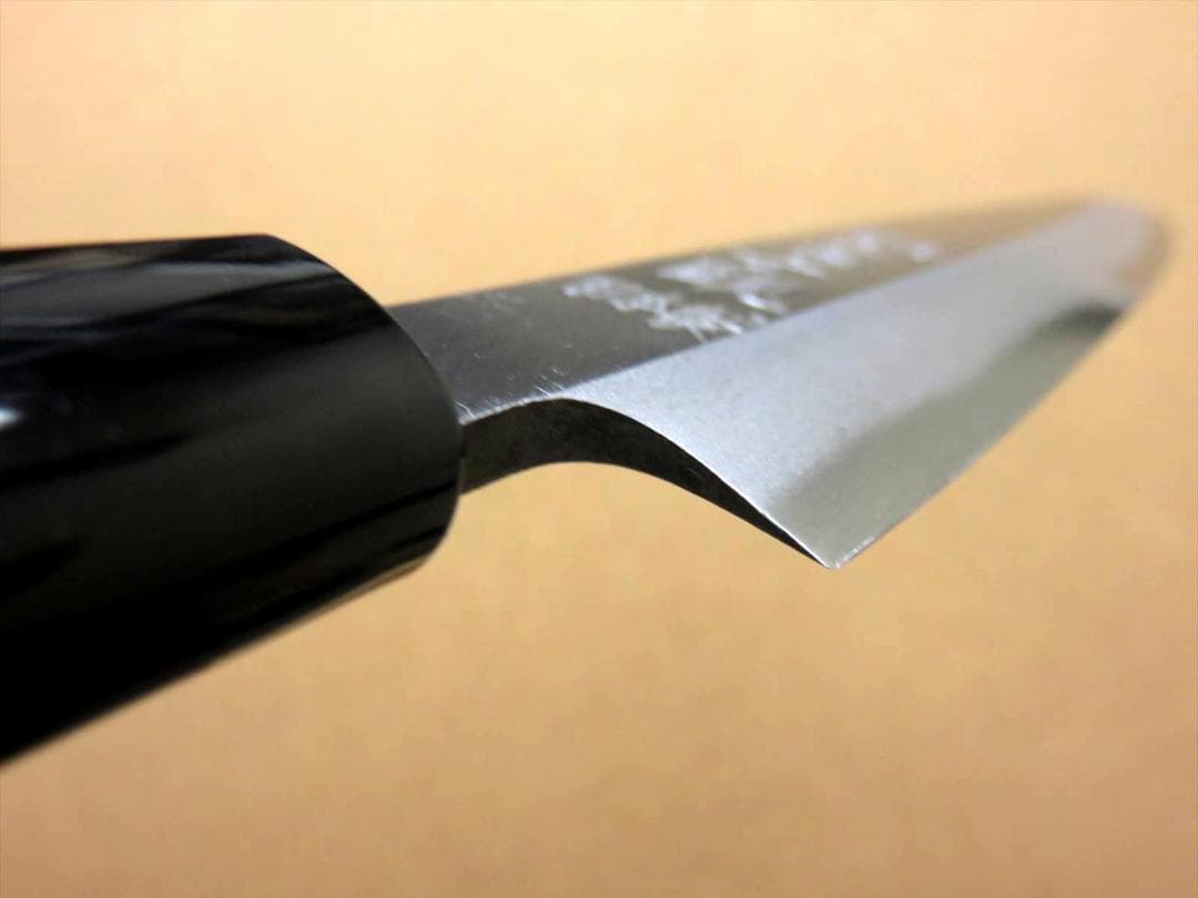 関の刃物 柳刃包丁 170mm SK5 軟鉄 片刃 右利き用 刺身包丁 朴の木