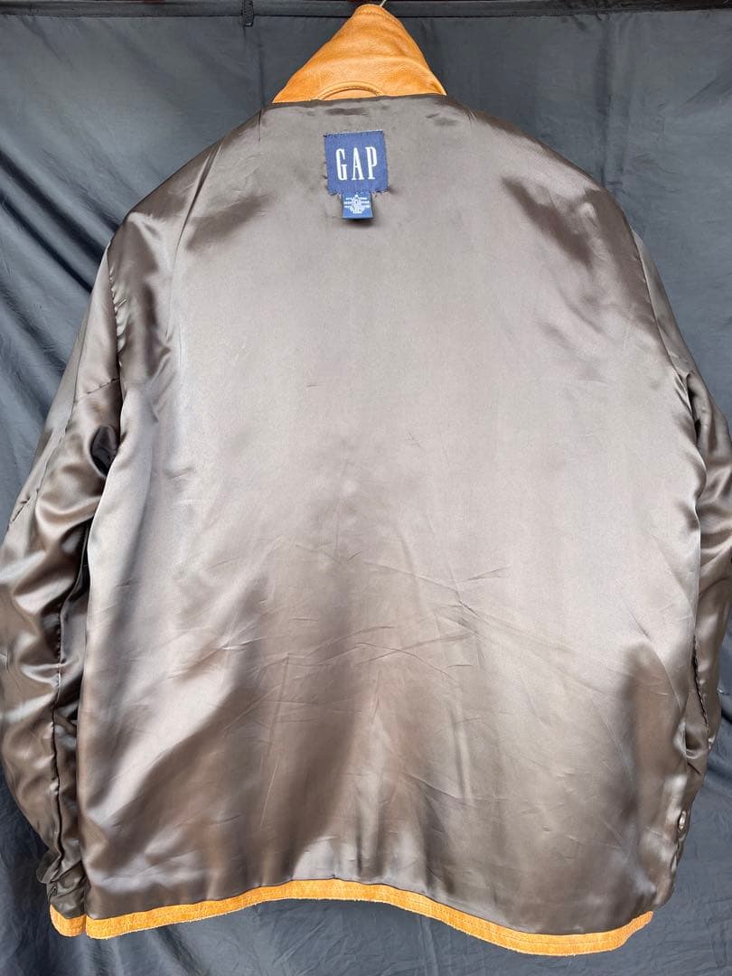 OLD GAP Leather Jacket Brown 極美品 #52