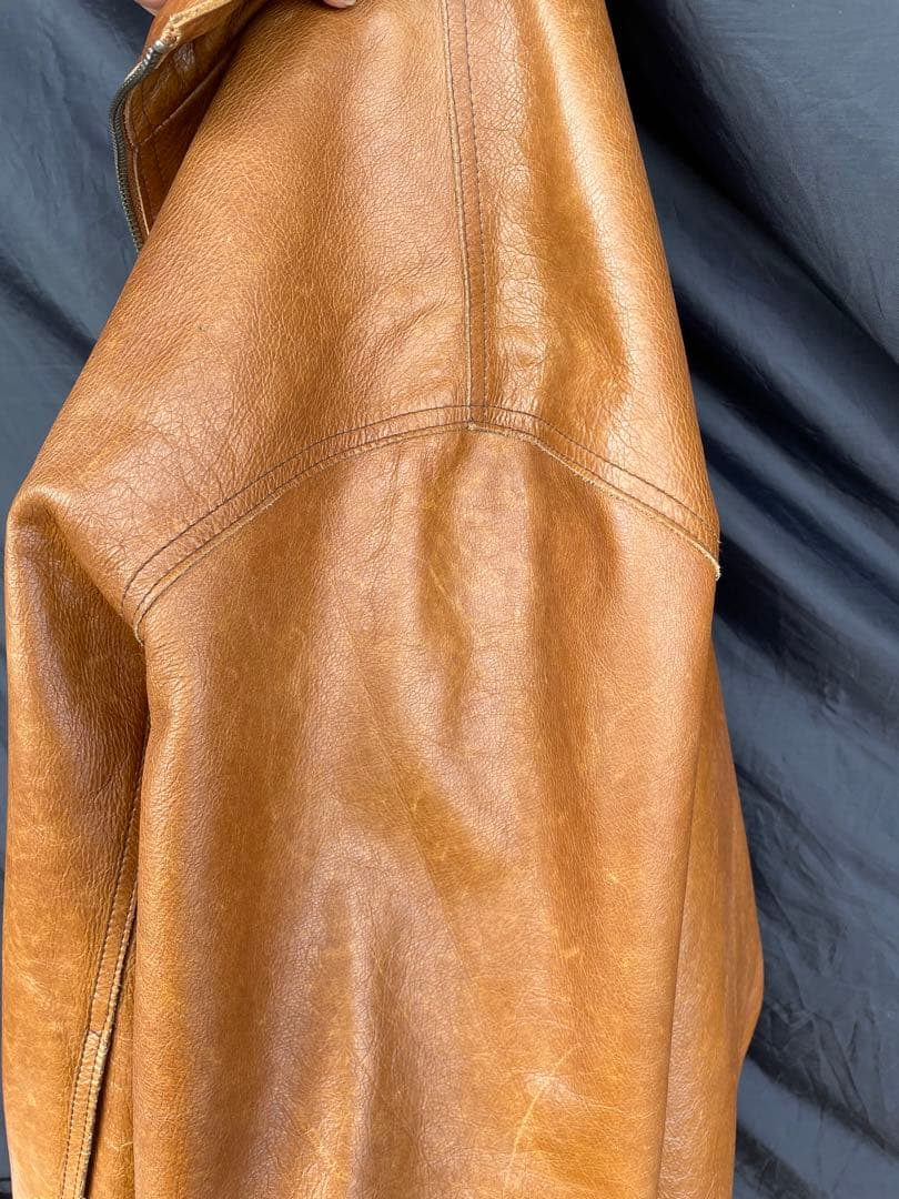OLD GAP Leather Jacket Brown 極美品 #52