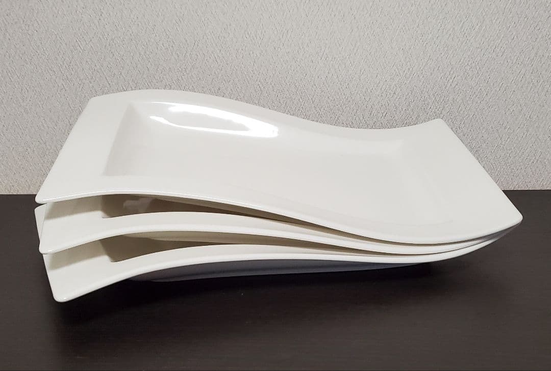 ニューウェイブ プレート　3枚セット　【シール付き新品】　ビレロイボッホ