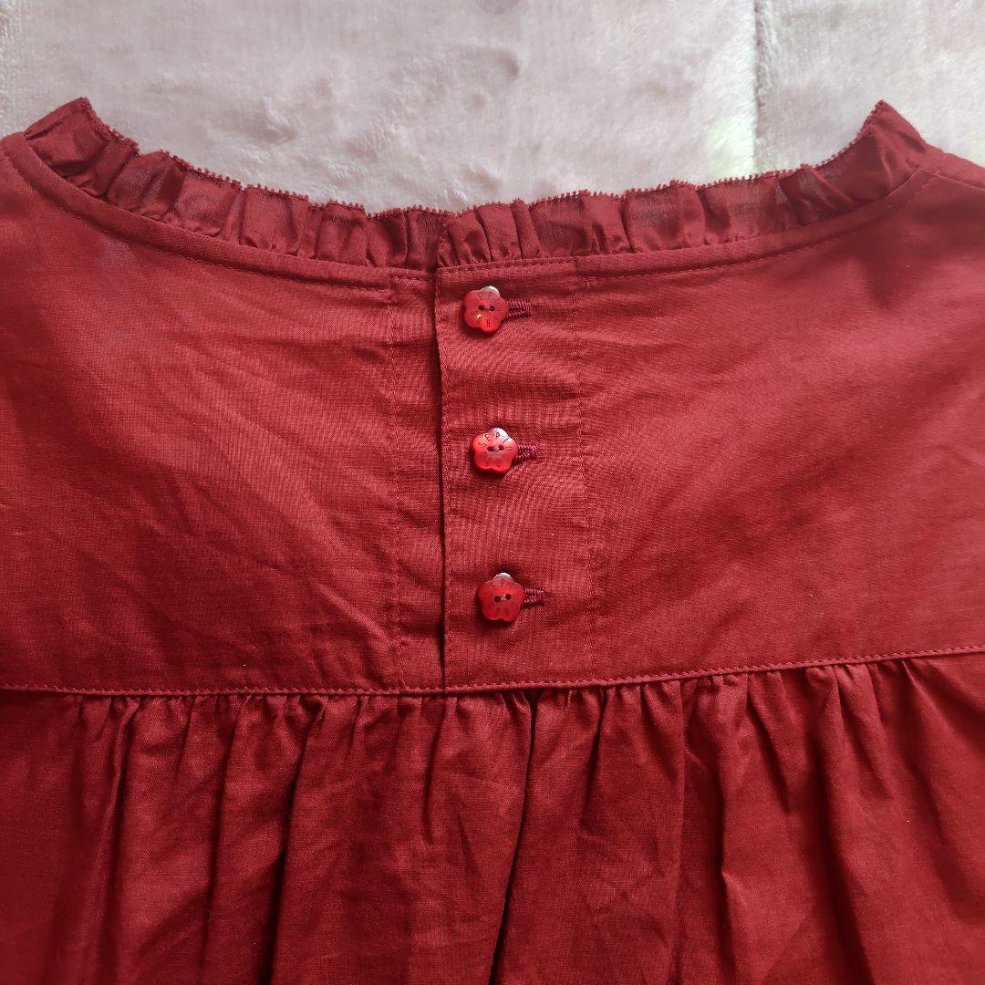 ピンクハウス　ロゴ刺繍ブラウス