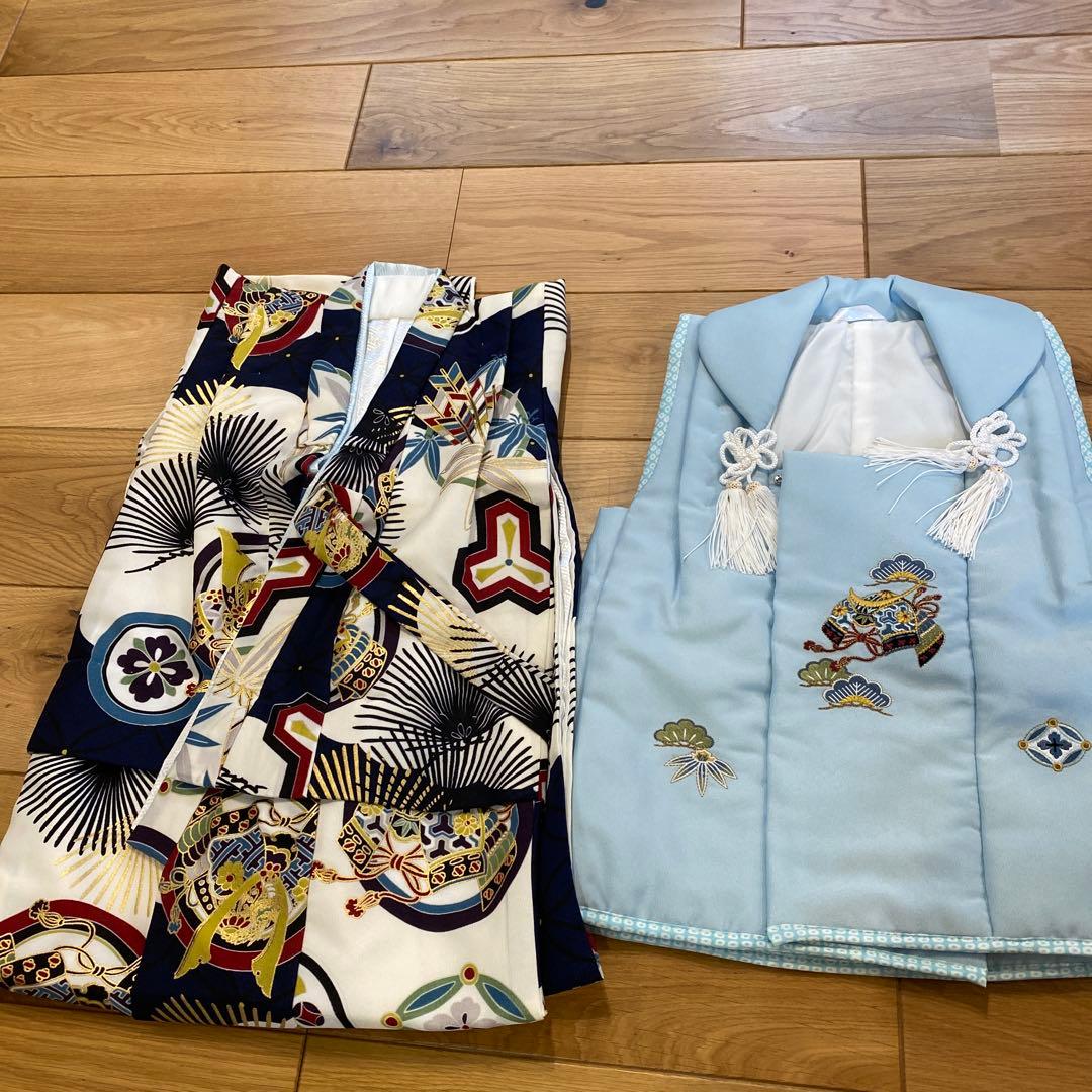 小町キッズ 七五三 着物と履物セット 3歳 男の子