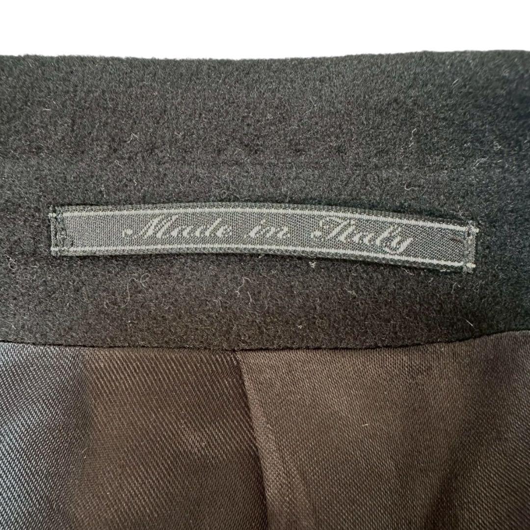 FENDI フェンディ ウール100% チェスターコート 黒 48 イタリア製