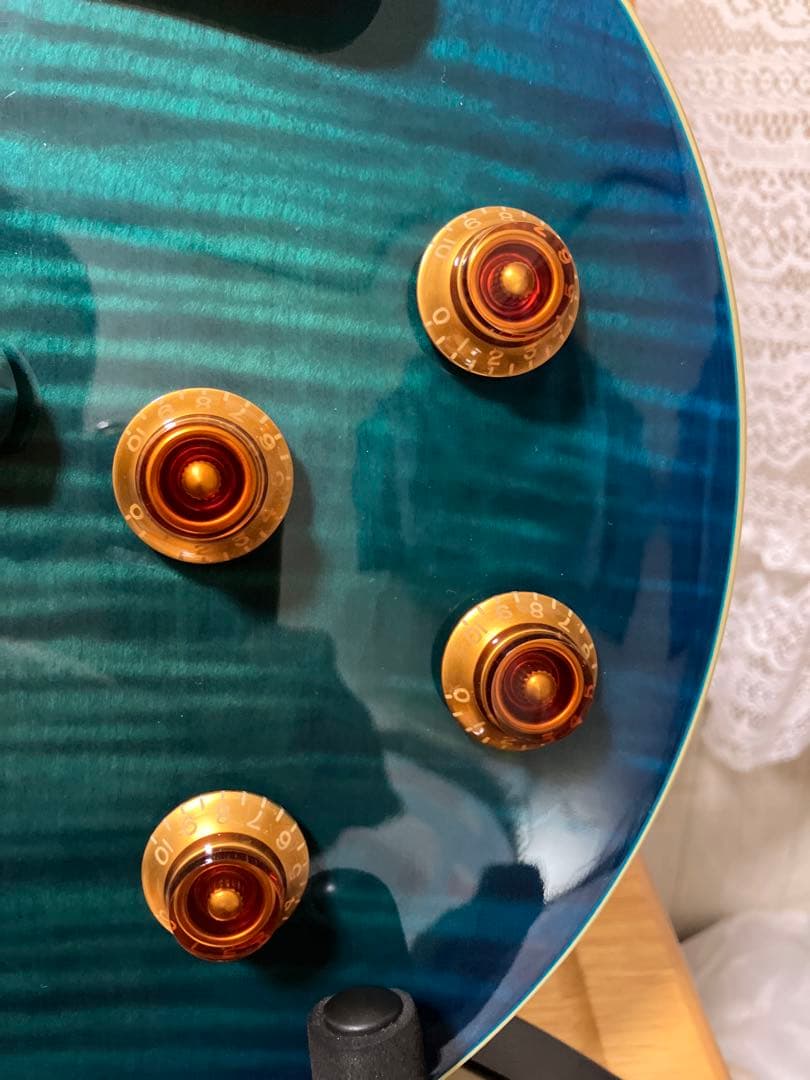 Grass Roots G-LP60SSee Thru Blue レスポール