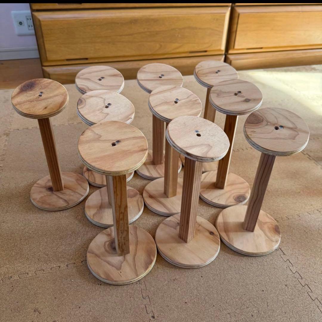 お値下げ 帽子スタンド 木製 20個セット ①②