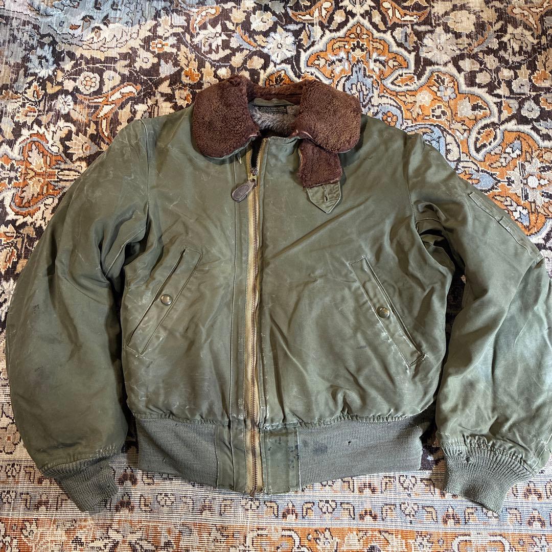 40s 米軍実物 USAAF B-15 フライトジャケット Size 36