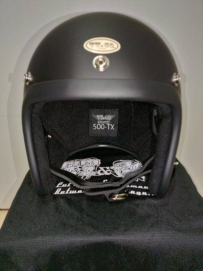 tt&co 500TX ジェットヘルメット マットブラック xxl 未使用