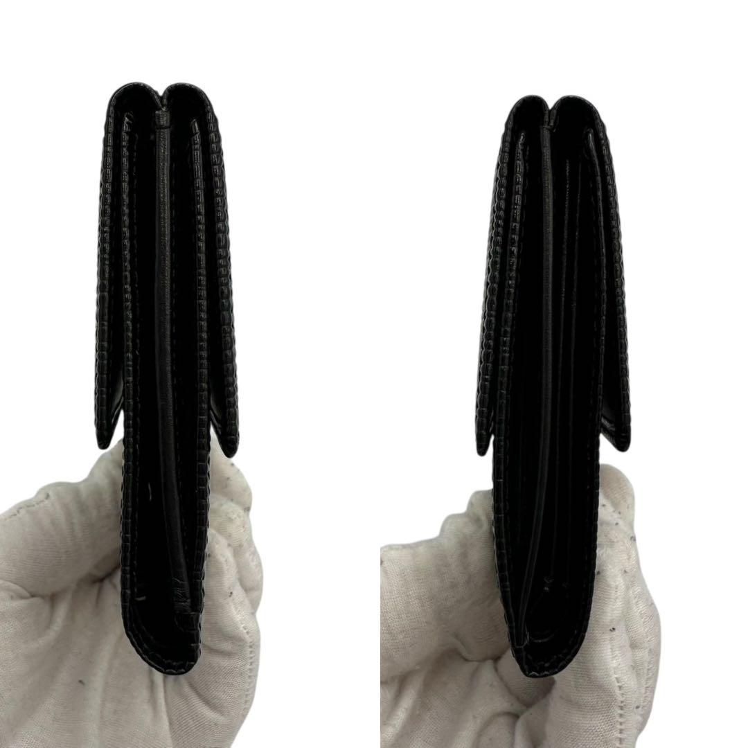 【極美品】ルイヴィトン Wホック財布 エピ ブラック 3つ折り MI0984