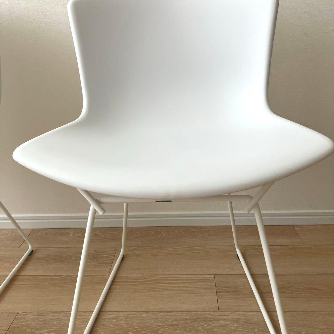Knoll ノル プラスチックサイドチェア 白　1脚 〔在庫2脚あり〕　イタリア