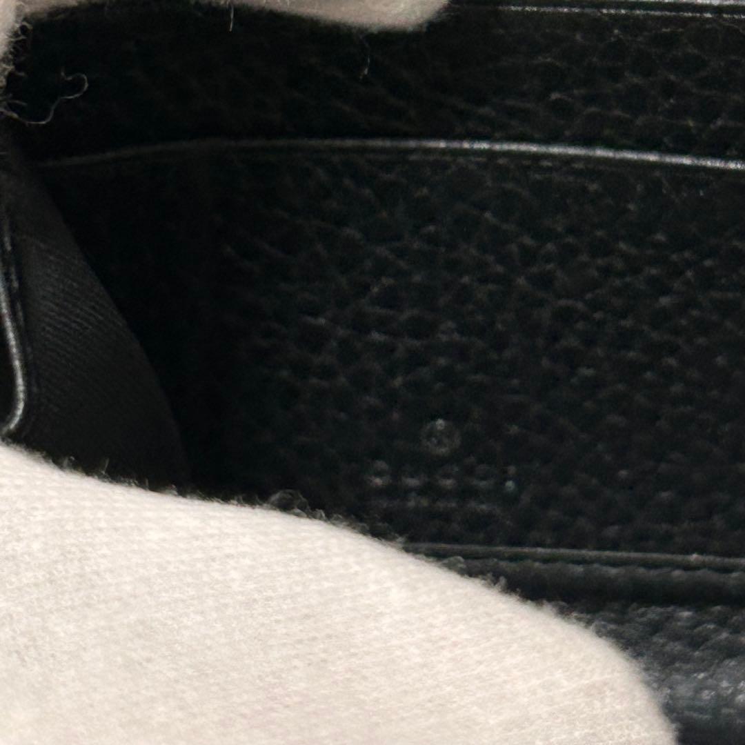 GUCCI グッチ 長財布 ラウンドファスナー ファスナー レザー ブラック