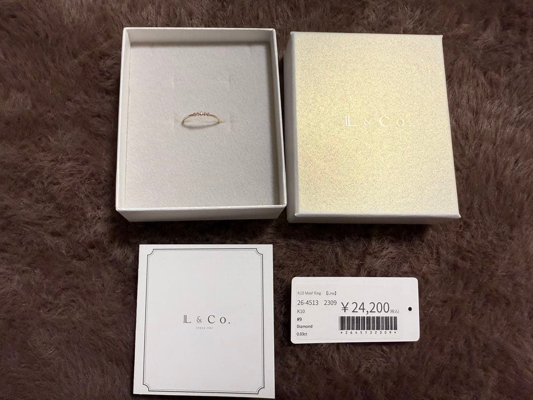 L&Co. K10ダイアモンドリング