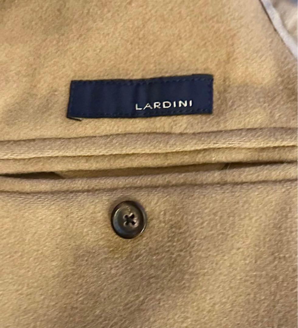 韋*天様 【美品】LARDINI カシミヤ混　キャメル チェスターコート
