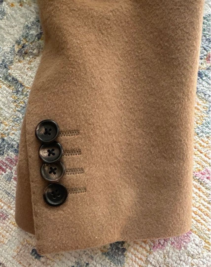 韋*天様 【美品】LARDINI カシミヤ混　キャメル チェスターコート