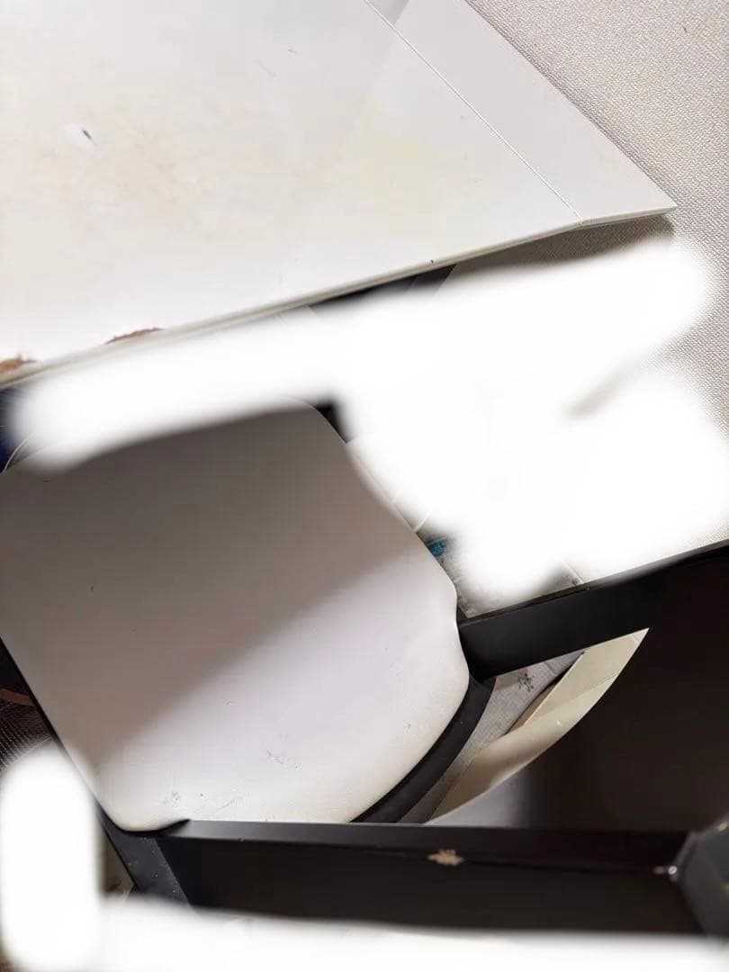 ホワイト長方形ダイニングテーブルと椅子セット