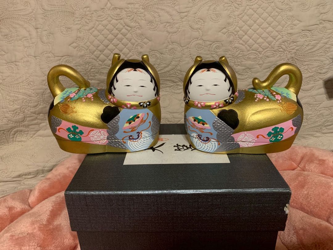 凡とろわ•*¨*•.¸犬筥 ひな祭り 久月雛人形 黒柳徹子 柏木由紀子