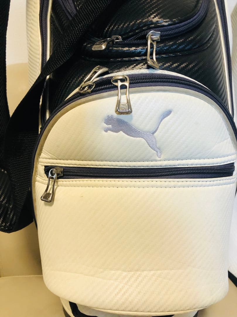 【送料込み】廃盤希少　PUMA プーマ キャディバッグ　ゴルフバッグ