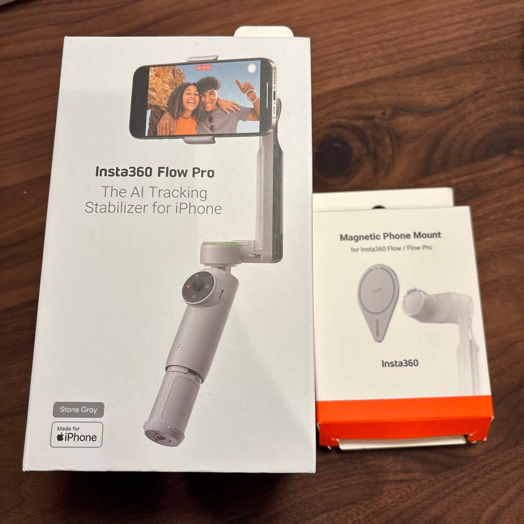 スマホアクセサリー Insta360 Flow Pro + Magnetic Phone Mount