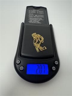 日本製K18ゴールド リンクチェーン ネックレス2.07g 45CM