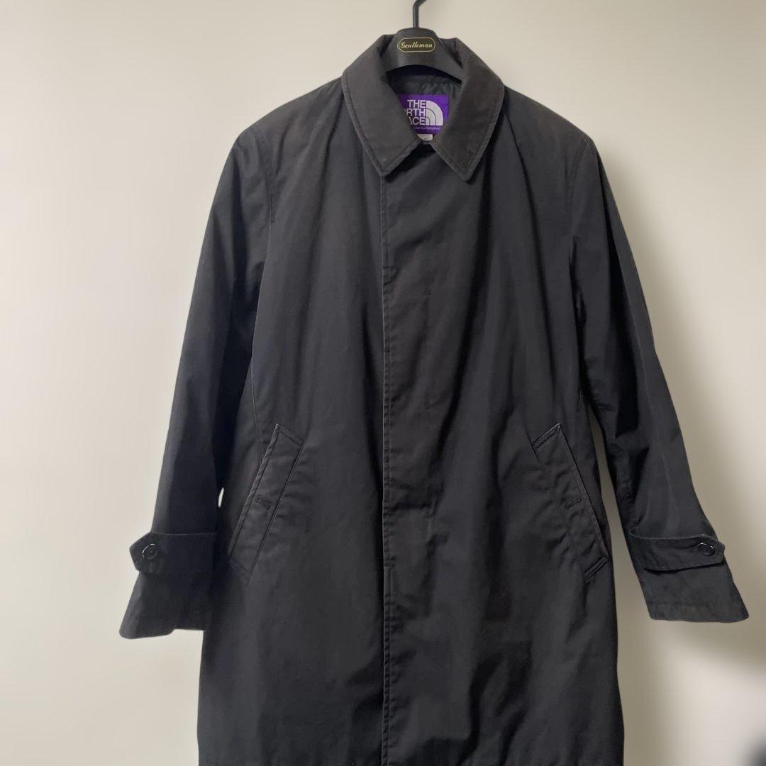 THE NORTH FACE ステンカラーコート ブラック パープルレーベル