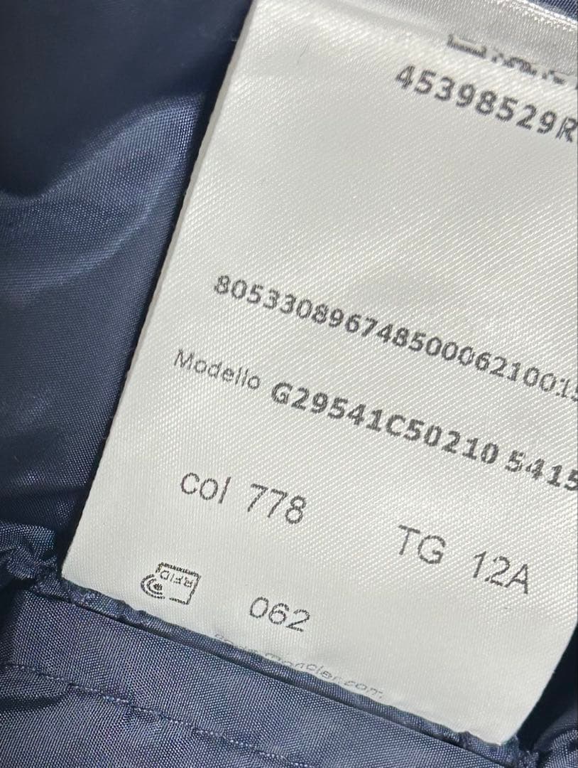 美品MONCLER モンクレール　シャーパル　ネイビー　12A 大人着用可能