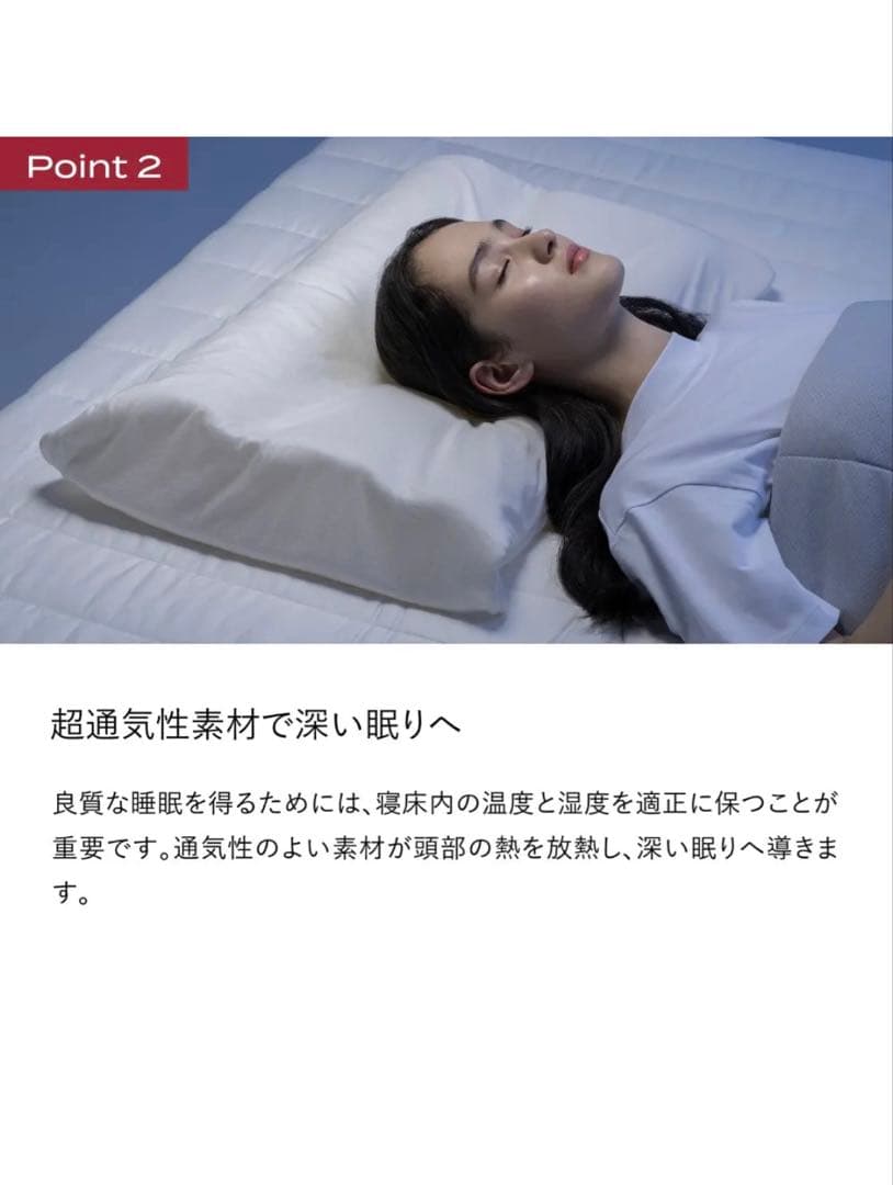 ブレインスリープピロー　ネックコンディショニング　未使用枕カバー付属