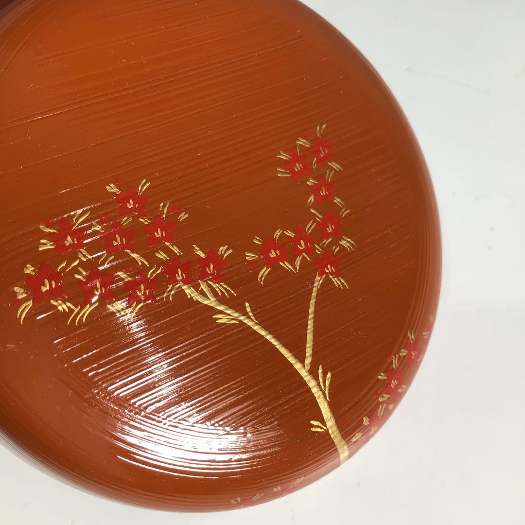 Ｎ７５８　棗　『田中宗凌作』『橘水鳥蒔絵』『白粉解棗』　共箱　茶道具