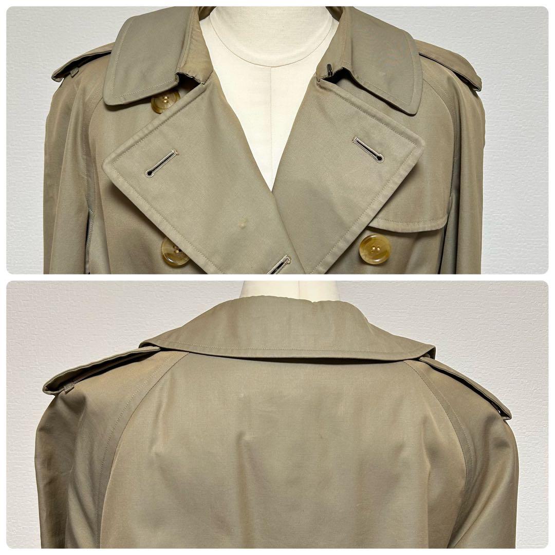 バーバリー ダブル トレンチコート ライナー ノバチェック ベルト11