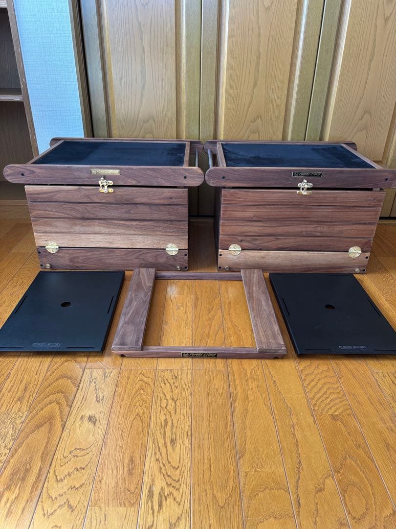 igt ウォルナット シェルフコンテナ　韓国　約36リットル