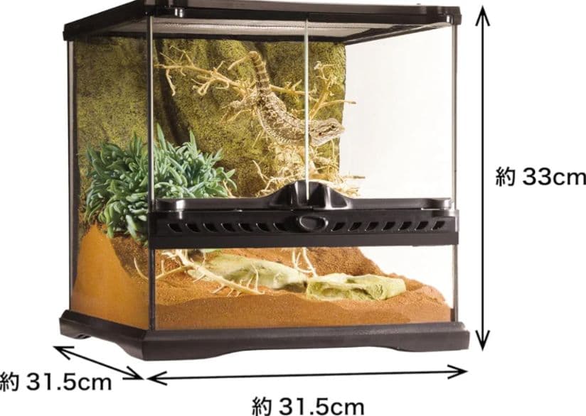 EXO TERRA グラステラリウム 3030 ヒーティングトップ付き