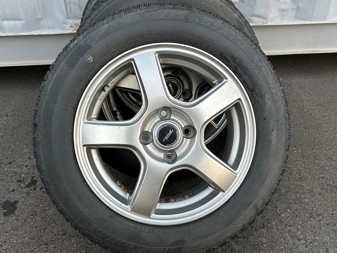 175/65 R15 スタッドレス タイヤ&ホイールセット ９分山