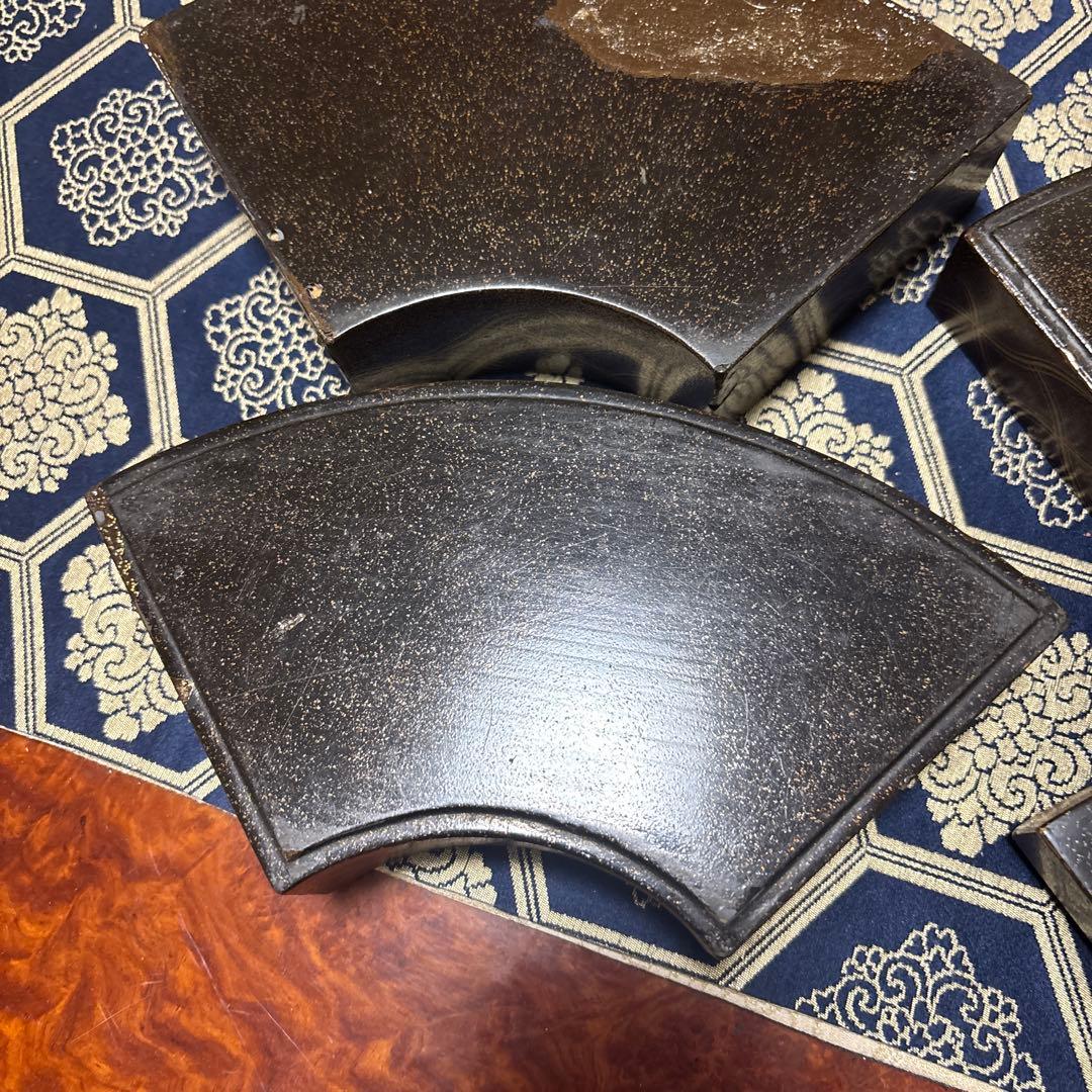 金箔の鳥の絵柄 漆器 重箱