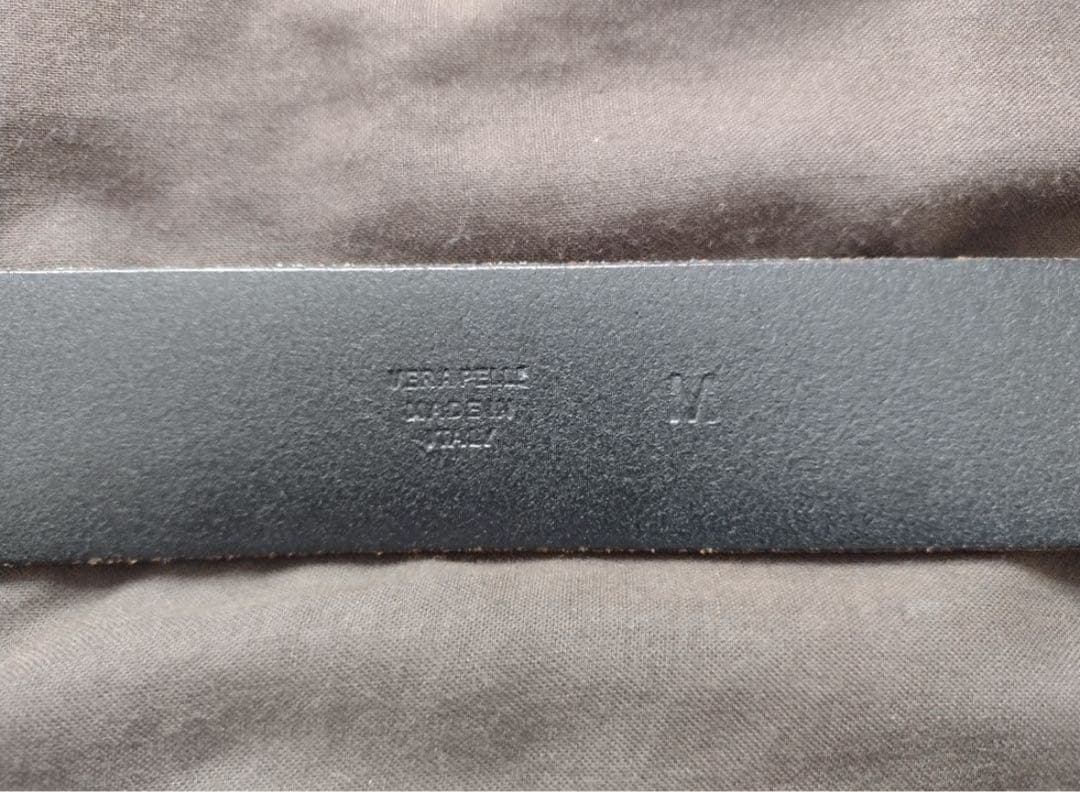 マルジェラ Margiela 11 メンズ スエードベルト Mサイズ 無段階調整